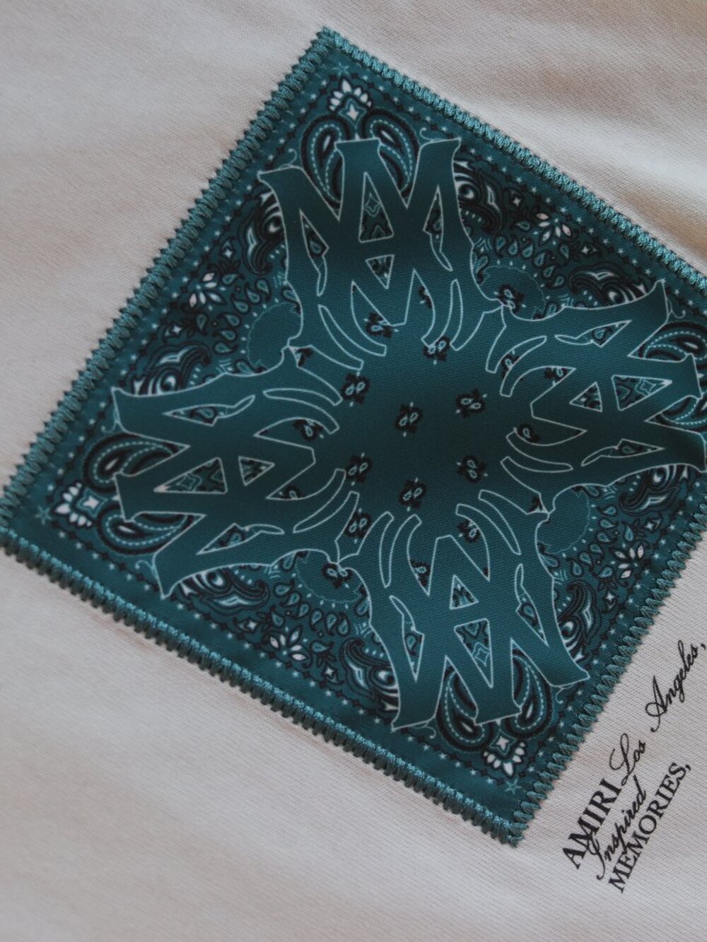 MINT AMIRI BANDANA PATCH - Picture 2 of 6